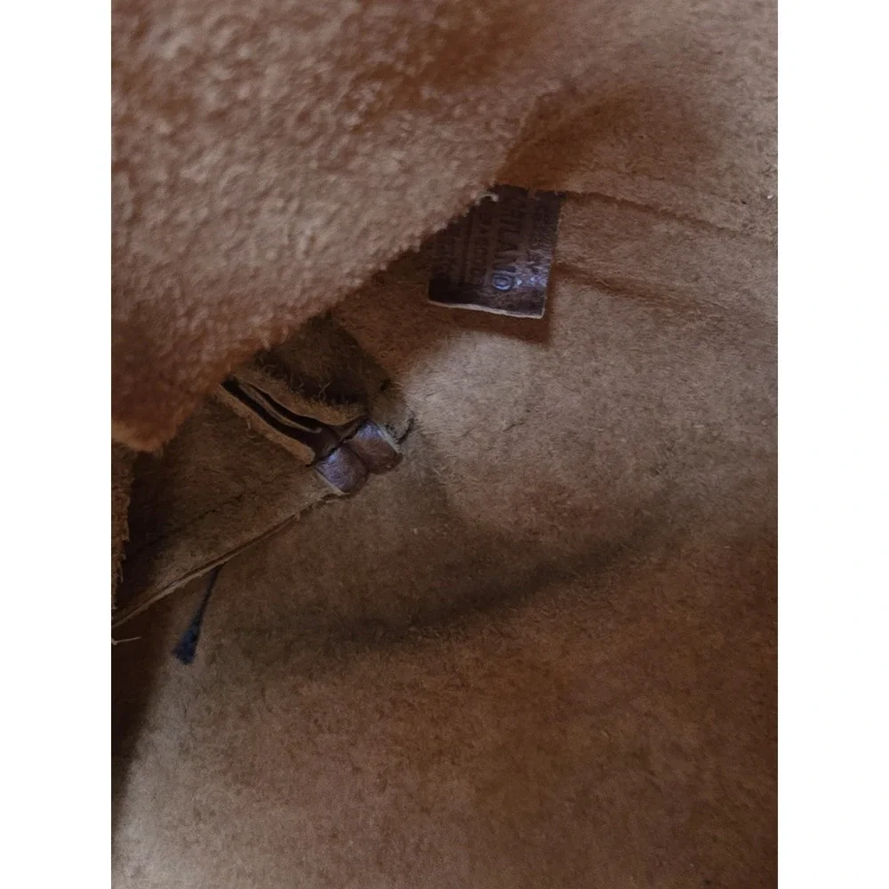 Portland Leather Goods Retired Roll Top Leather Backpack Nutmeg